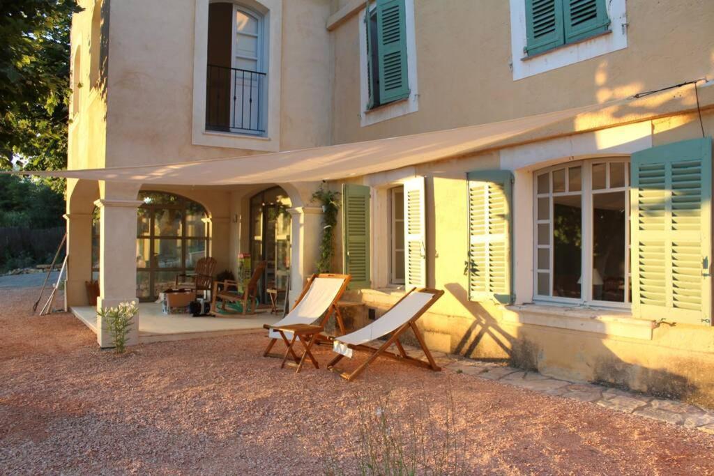 Bastide Au Milieu Des Vignes Et Des Oliviers Aups Villa ภายนอก รูปภาพ
