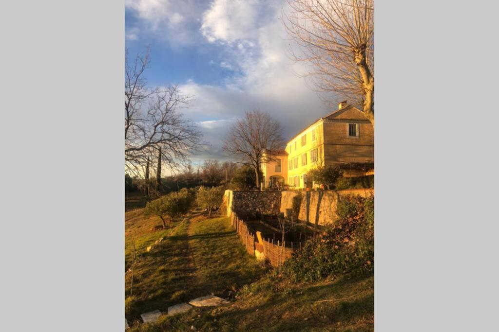 Bastide Au Milieu Des Vignes Et Des Oliviers Aups Villa ภายนอก รูปภาพ