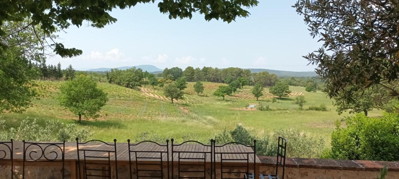Bastide Au Milieu Des Vignes Et Des Oliviers Aups Villa ภายนอก รูปภาพ